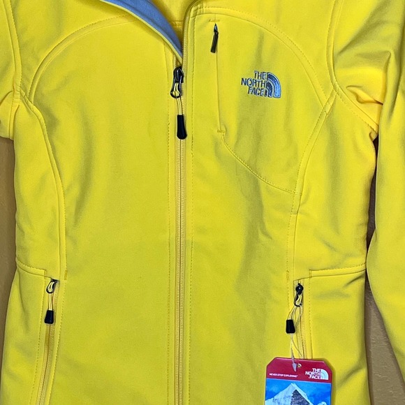 The North Face Women's Jacket Apex Bionic Yellow Weather Resistant New XS - Picture 3 of 6